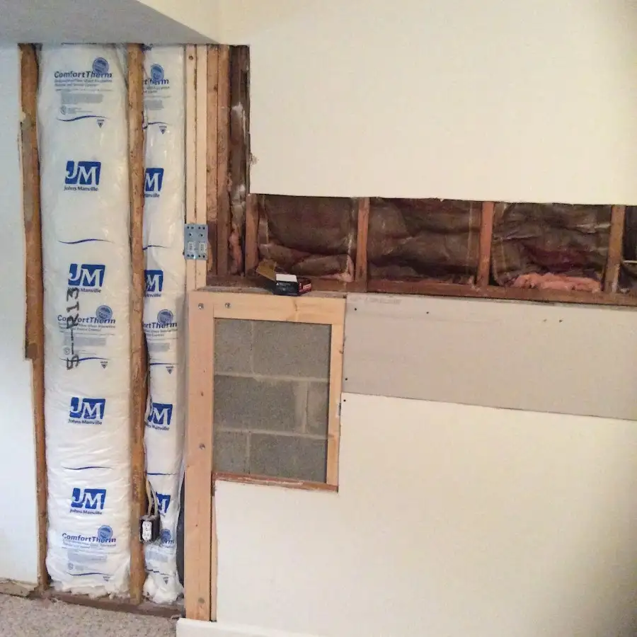 Wall insulation replacement during Odor Removal & Deodorization in Lincolnshire